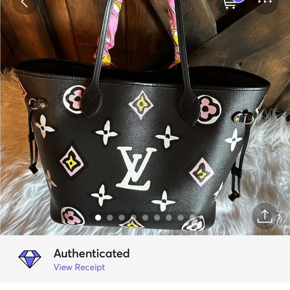 💖TRADE💖Limited Edition Louis Vuitton Wild at Heart Neverfull MM black - Picture 12 of 12